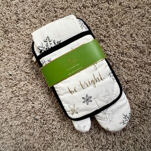 Kate Spade 3 Piece Kitchen Set Merry & Bright Edition NWT